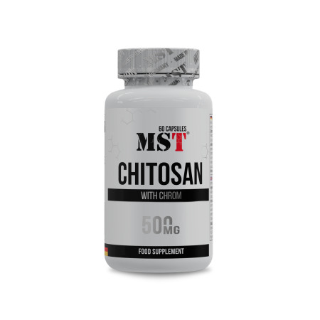 Для очищення організму MST Nutrition Chitosan with Chrom, 60 капсул